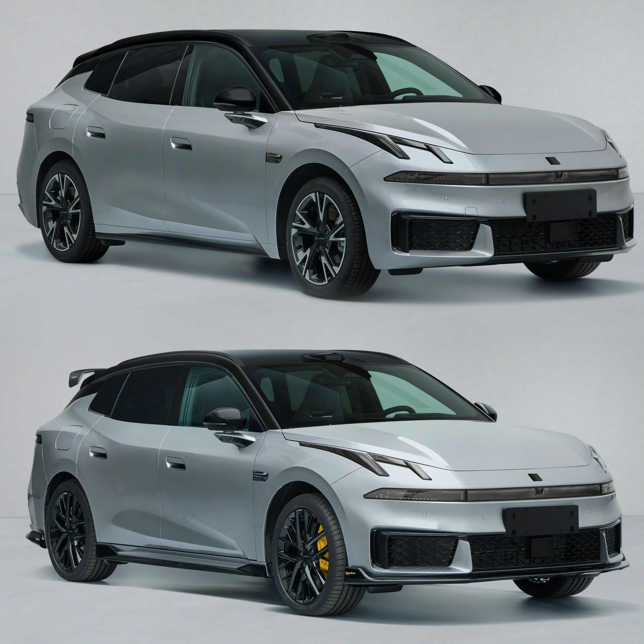 领克首款旅行车亮相工信部，命名为领克07GT，车身尺寸4846/4866*190