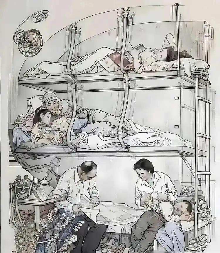 每周上下班往返都是卧铺，想想小时候一张卧铺票真是一票难求[呲牙笑]