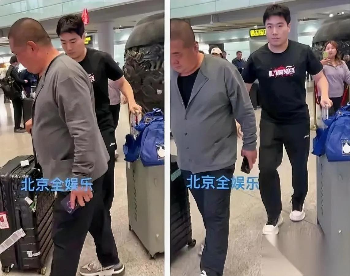 大胖回北京这波，又戳中大头的“羡慕开关”了！你们猜谁来接的？——是老丈人！