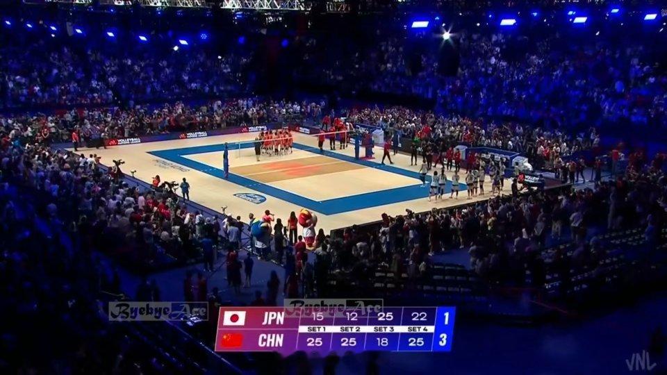 女排中国女排vs日本女排中国女排3比1日本女排恭喜中国女排3-1战胜日