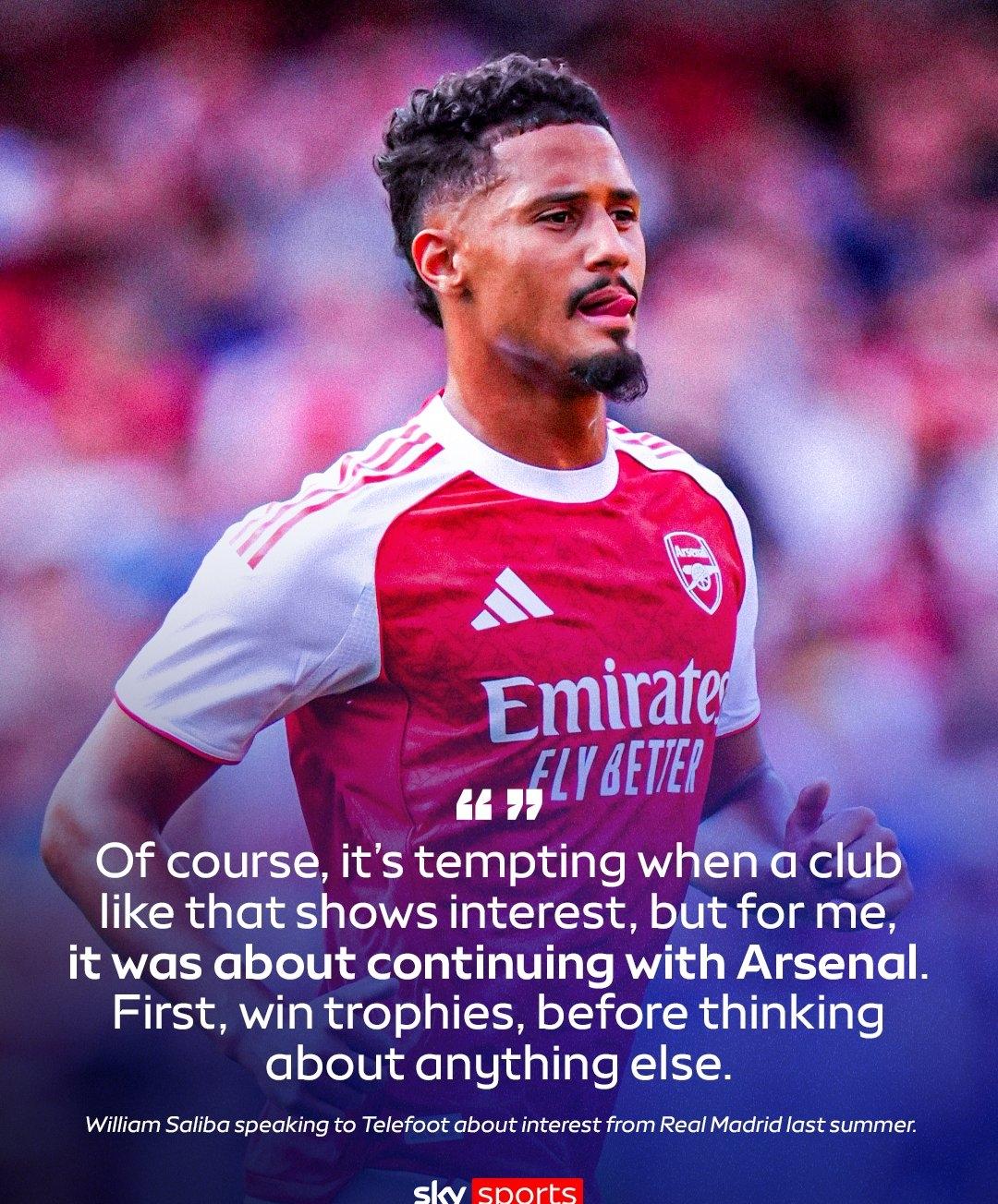 欧洲转会新闻！★再等一等！萨利巴谈和皇马的传闻，表示虽然有些心动，但在为阿森