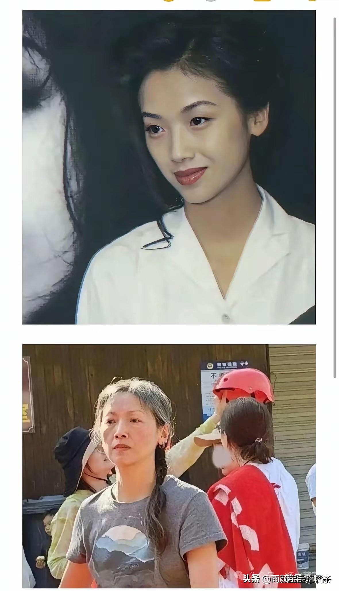 原来她年轻的时候，长得那么漂亮