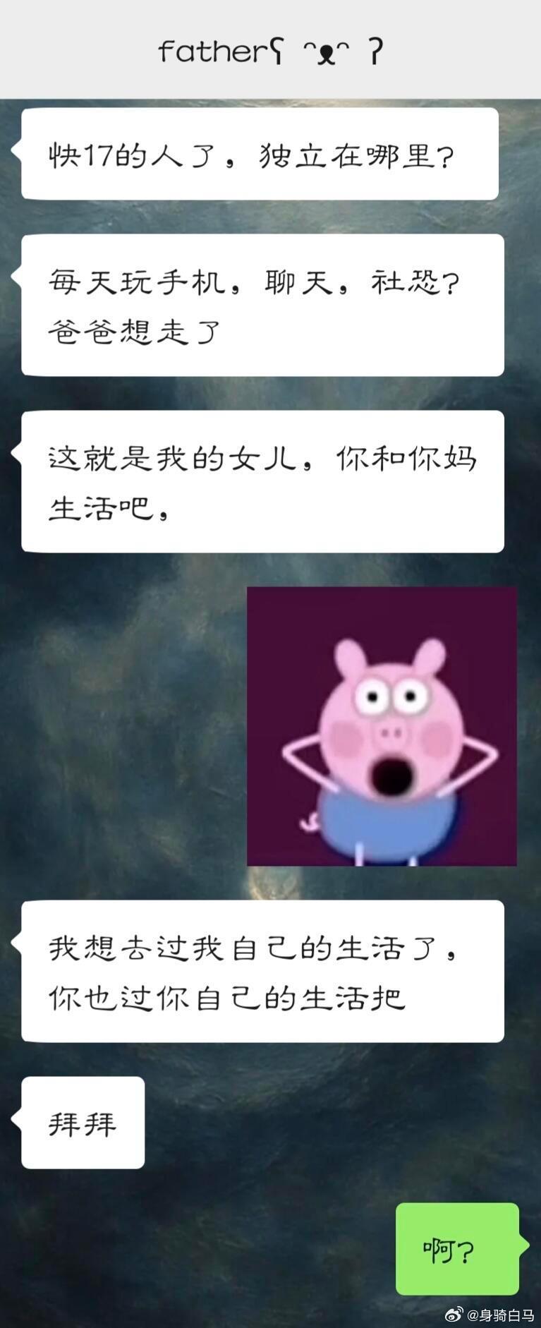爸爸半夜说这些是什么意思