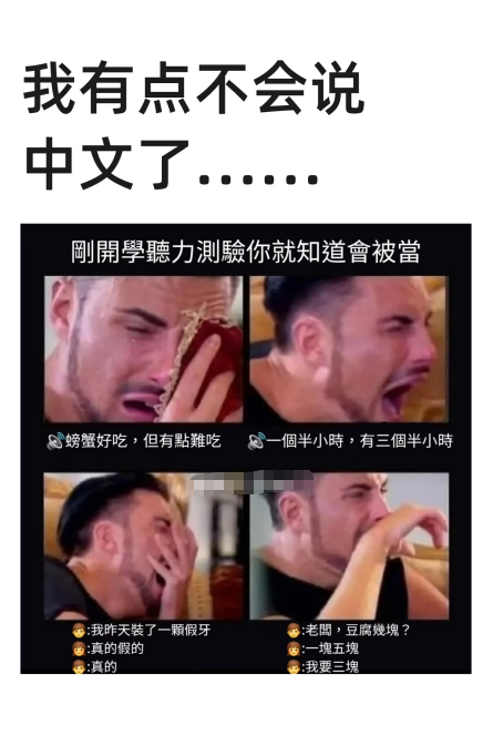 我有点不会说中文了