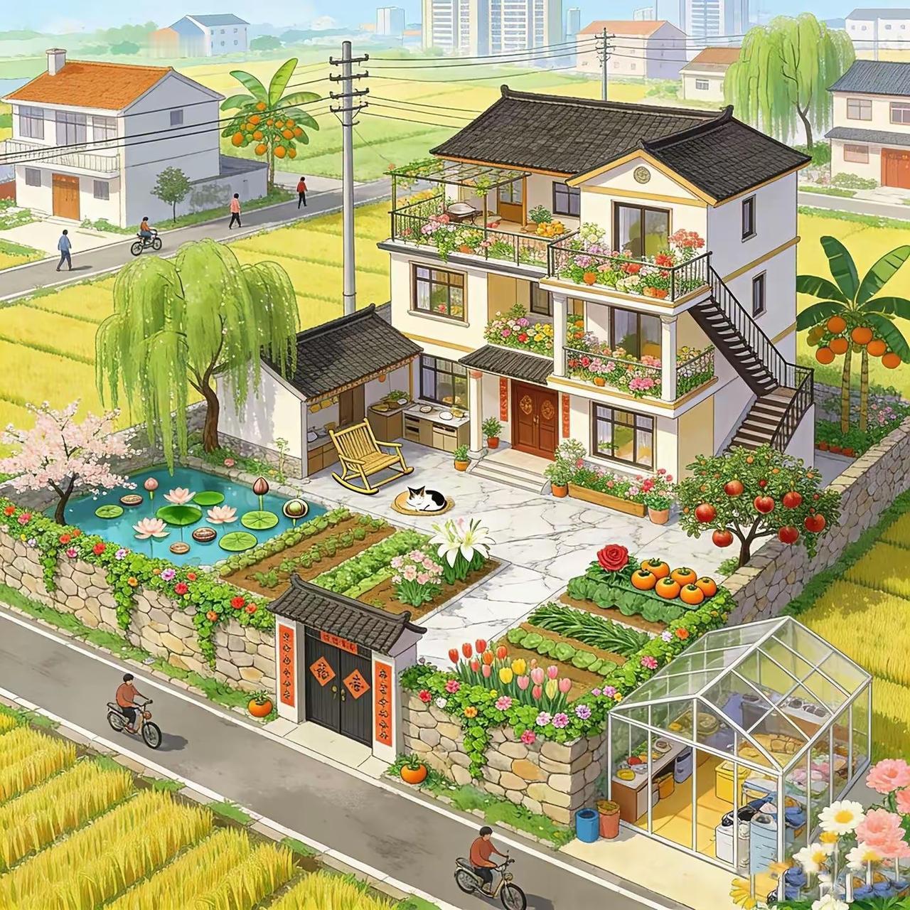 喜欢这样的房子，和家人一起无忧无虑，小时候的味道，治愈童年的记忆，