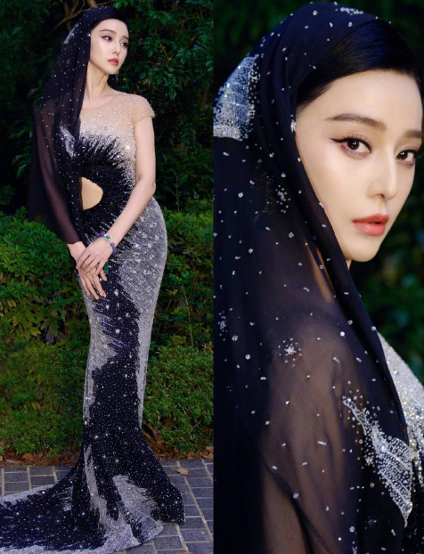 范冰冰今日东京电影节第二套造型来了！​​​