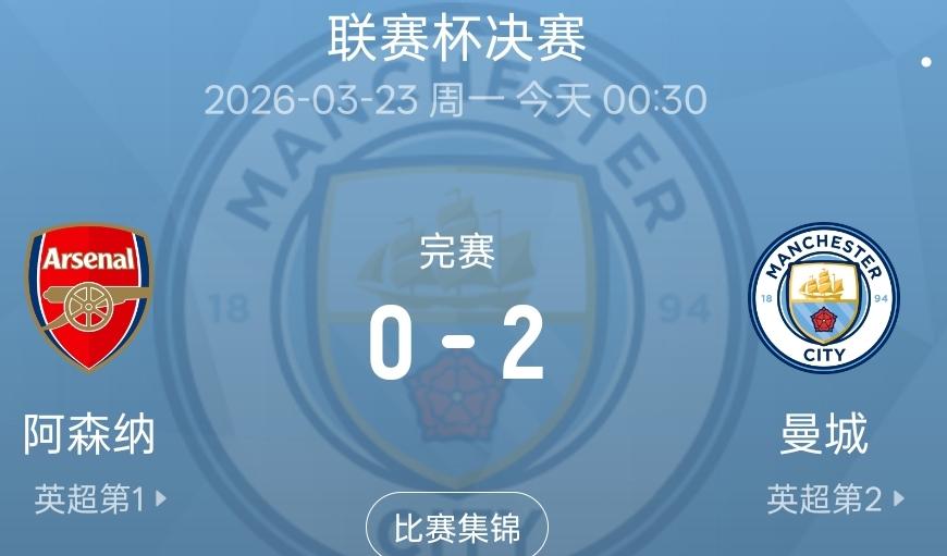 0：2不敌曼城，失去联赛杯冠军对于阿森纳来说也许不是一件坏事，起码可以让阿森纳上