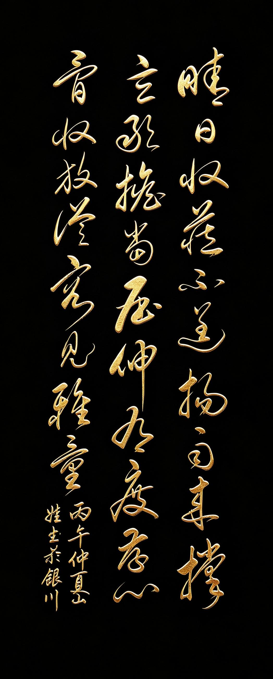 这幅草书作品，寥寥四句写透普通人一生的处世智慧。天晴时敛藏锋芒、不张扬炫耀，风