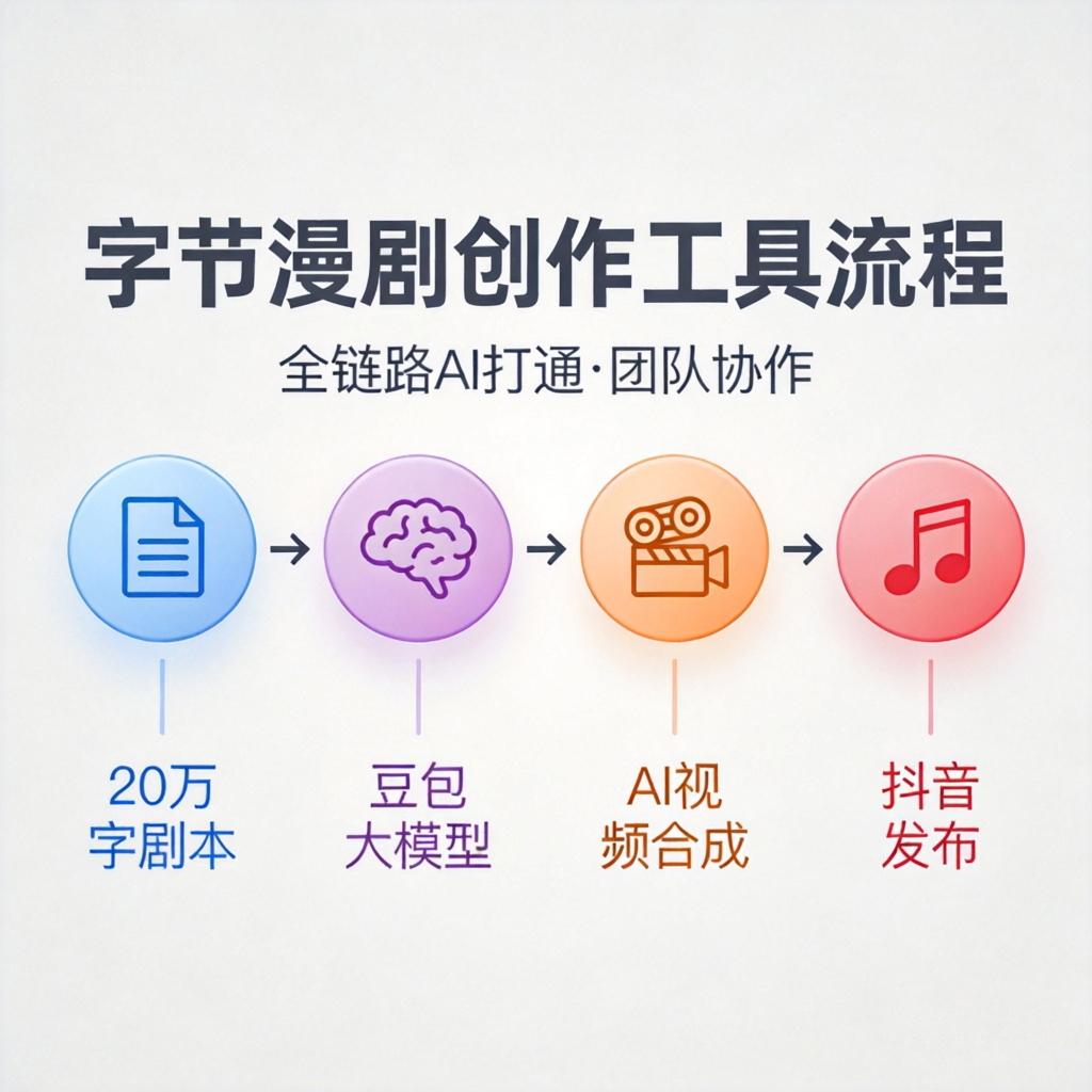字节内测"漫剧创作工具"：豆包大模型驱动，支持20万字剧本一键转视频字节正在