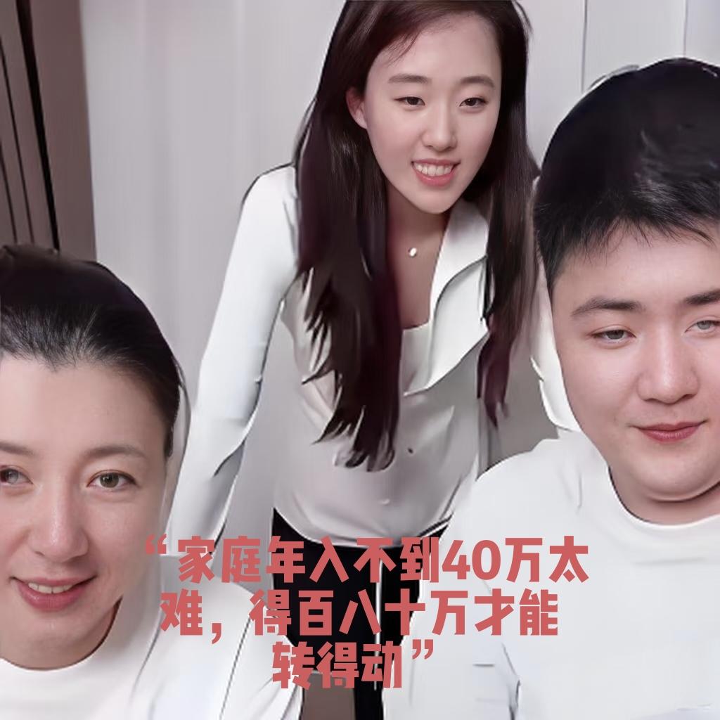 闫学晶这一嗓子喊出来，“家庭年入不到40万太难，得百八十万才能转得动”，听得我手