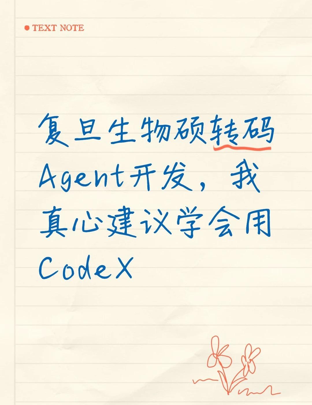 非科班转码，真心建议你先学会用Codex无论你还在犹豫要不要转码、学习Age