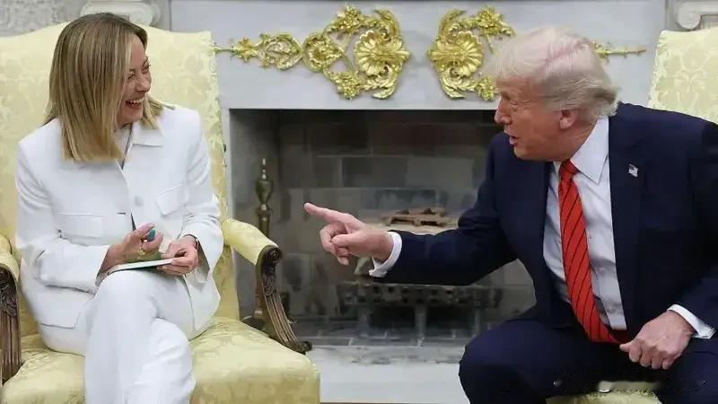 特朗普跟意大利总理梅洛尼应该是彻底闹掰了意大利晚邮报14号报道称，美国总统特朗