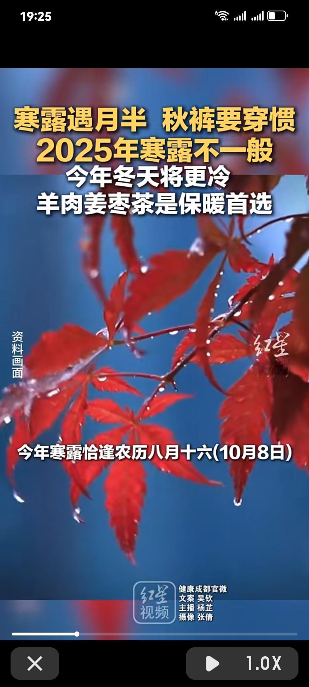 笑不活了！“寒露撞月半”预警拉满，秋裤还能压箱底？2025年寒露太会“搞事