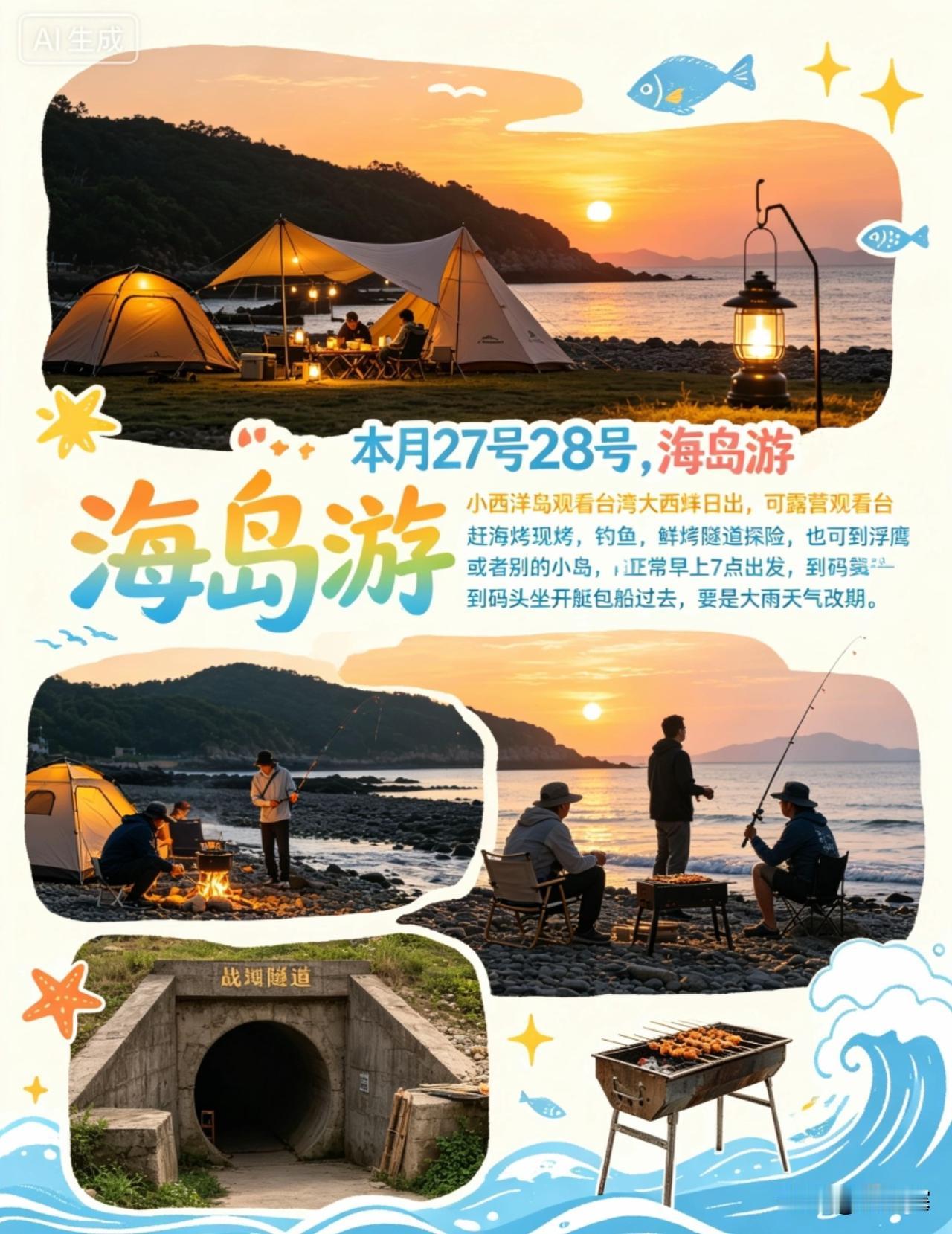 6.27-28霞浦西洋岛原生态海岛露营组队🌊无商业化｜AA出行｜只为自在看