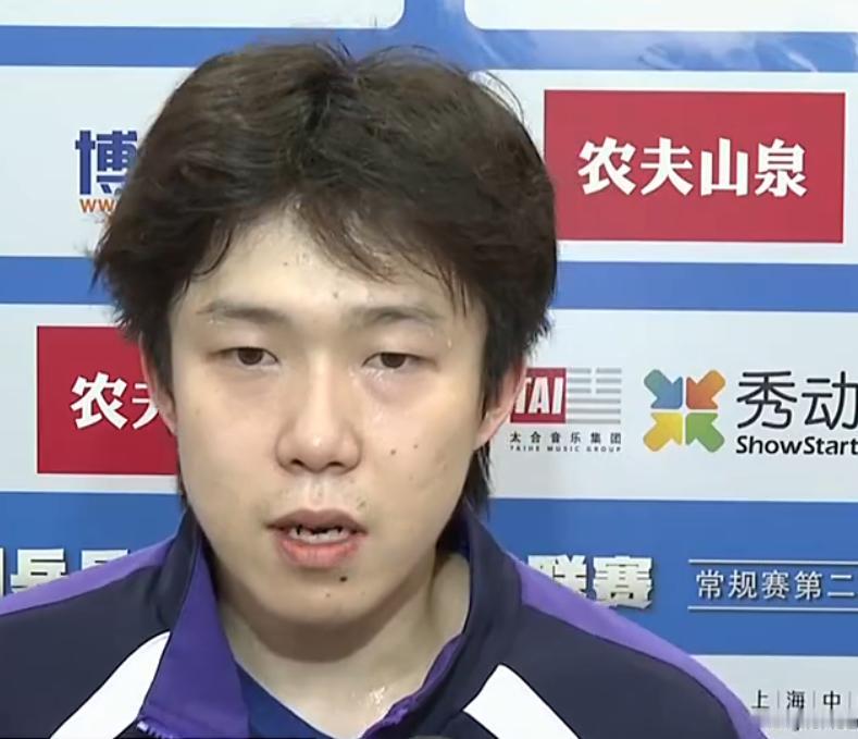 王楚钦赛后采访，创造乒乓球一个新词。7月29日，在乒超联赛男团单循环赛、山东魏