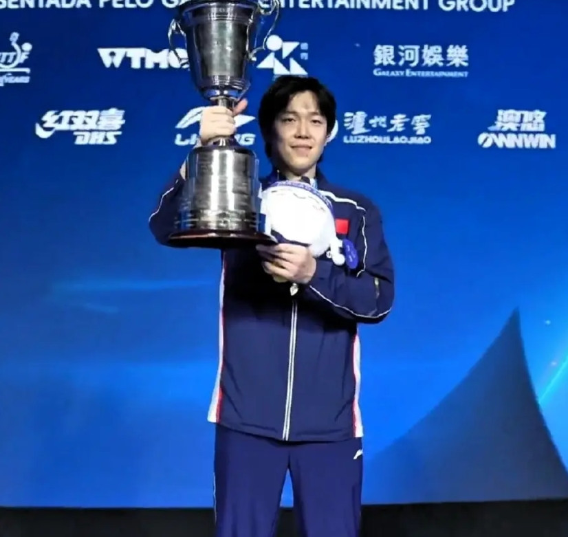 王楚钦澳门世界杯首夺男单冠军，拯救了三个人一、乒协主席——王励勤二、总教