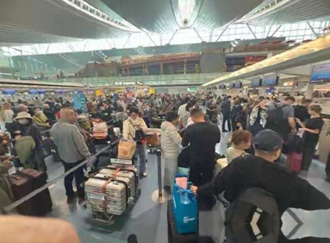 你敢信？一向严谨、守规矩、时间观念超强的德国人，居然在上海浦东机场集体“赖着不走