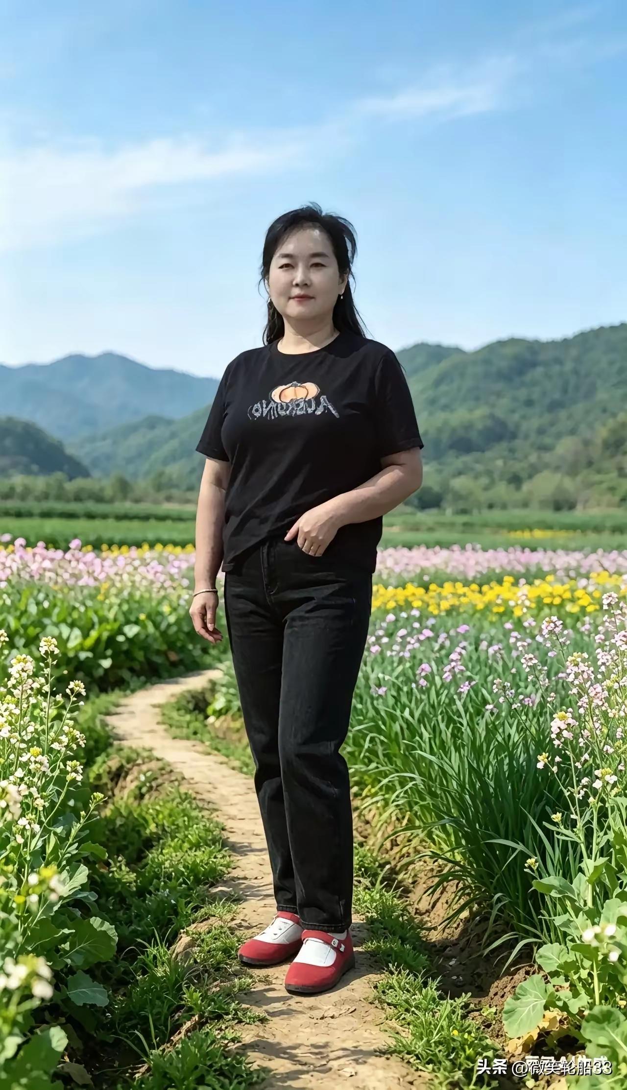 在花海中漫步，感受大自然的美好！🌸🌼🌺