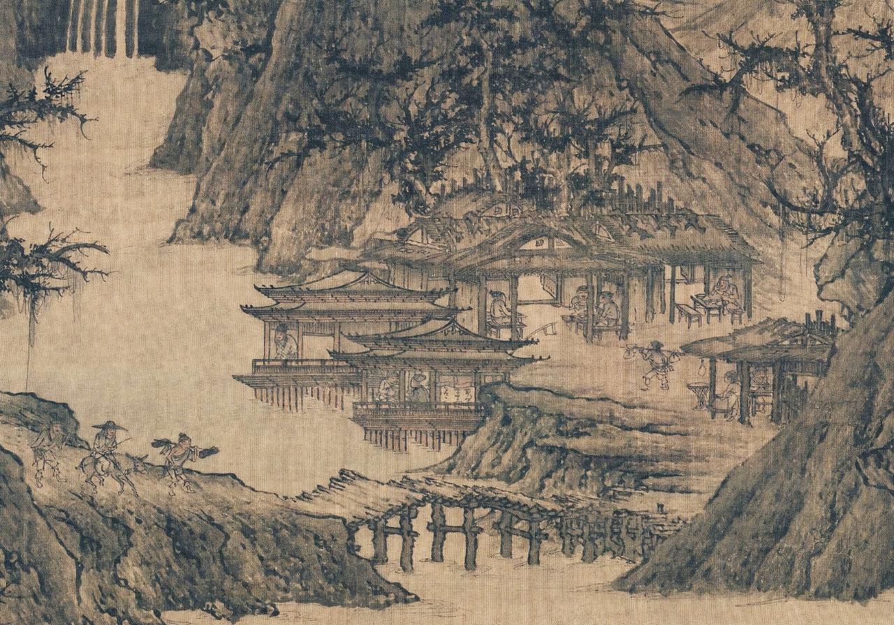 北宋郭熙在 《林泉高致》明确说“千里之山，不能尽奇；万里之水，不能尽秀”，所以画