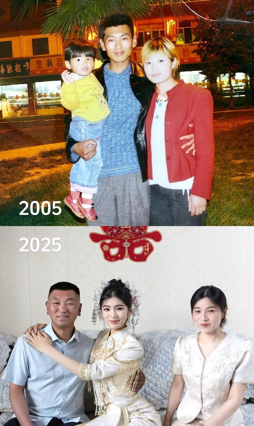 妈妈好年轻啊。