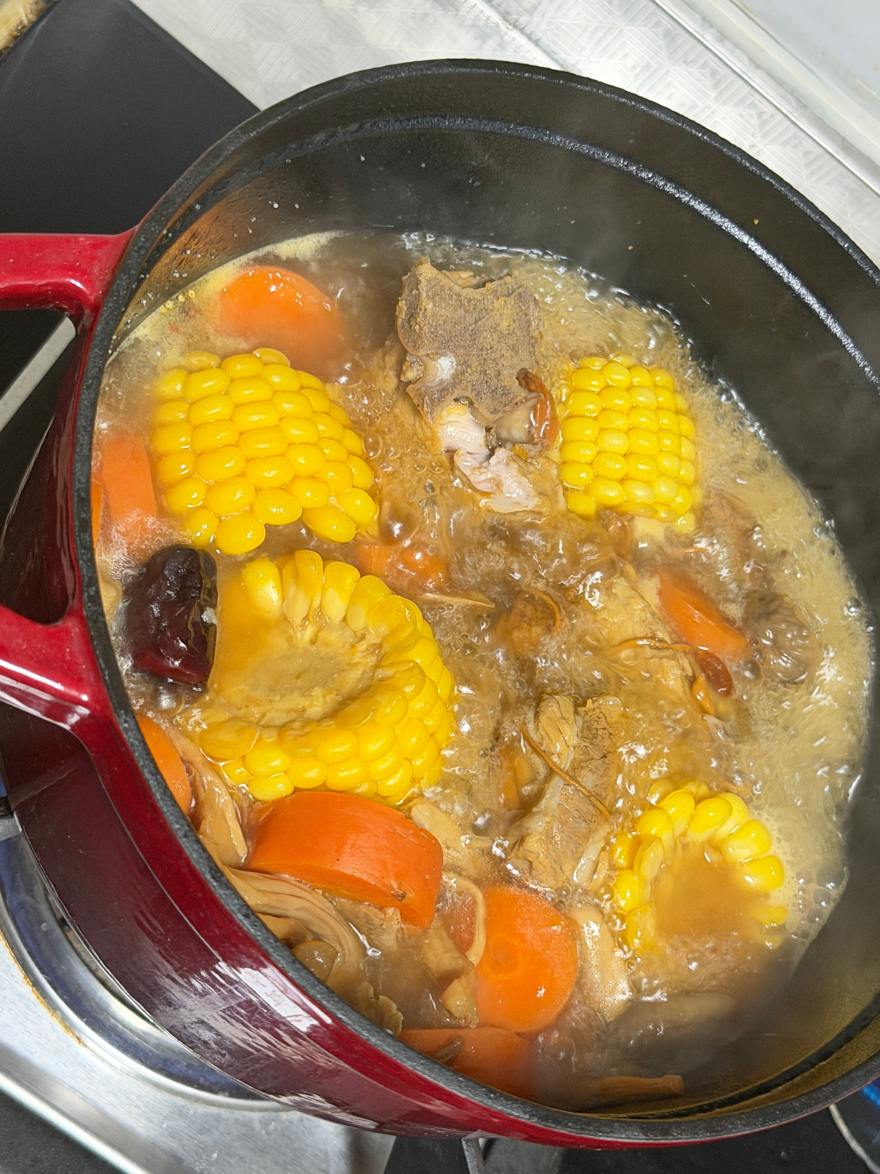 怎么形容我今儿煲的汤有多好喝呢请看图二