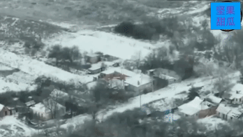 产品305好久不见了，扎波罗热州一个村庄，虽然白雪皑皑乌军也需要出来接收补给，俄