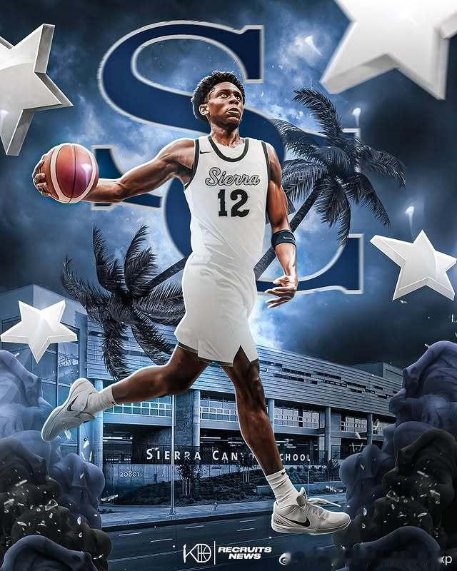 全美五星控卫BrandonMcCoyJr新赛季转校塞拉峡谷高中2027nba