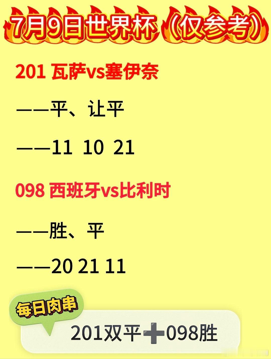 牛哥带队世界杯🏆倒计时9天：今日看好这两场比赛瓦萨vs塞伊奈平、让平西班牙