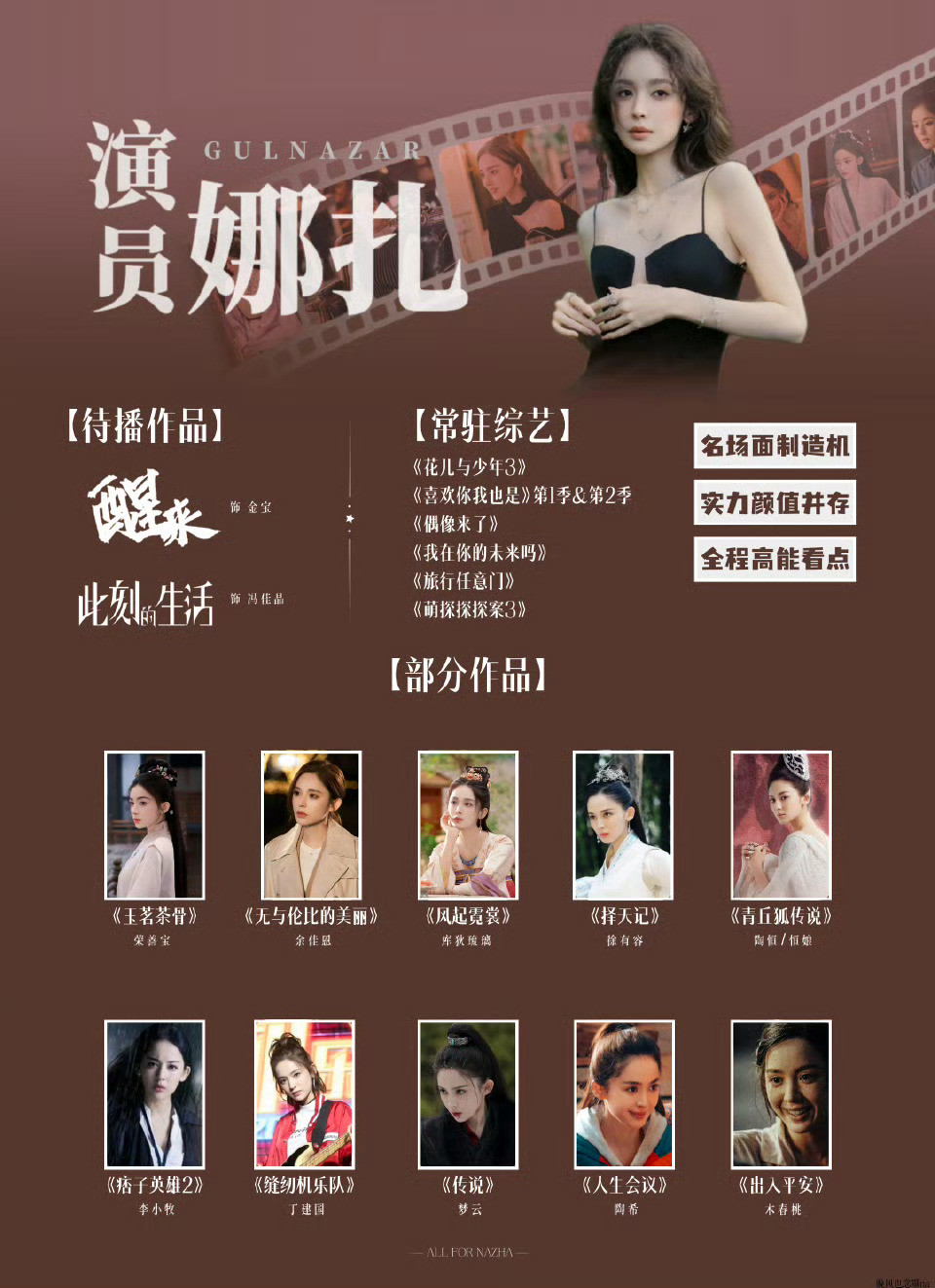 娜扎live的神｜娜扎smfk全球品牌代言人欢迎大家来了解演员娜扎