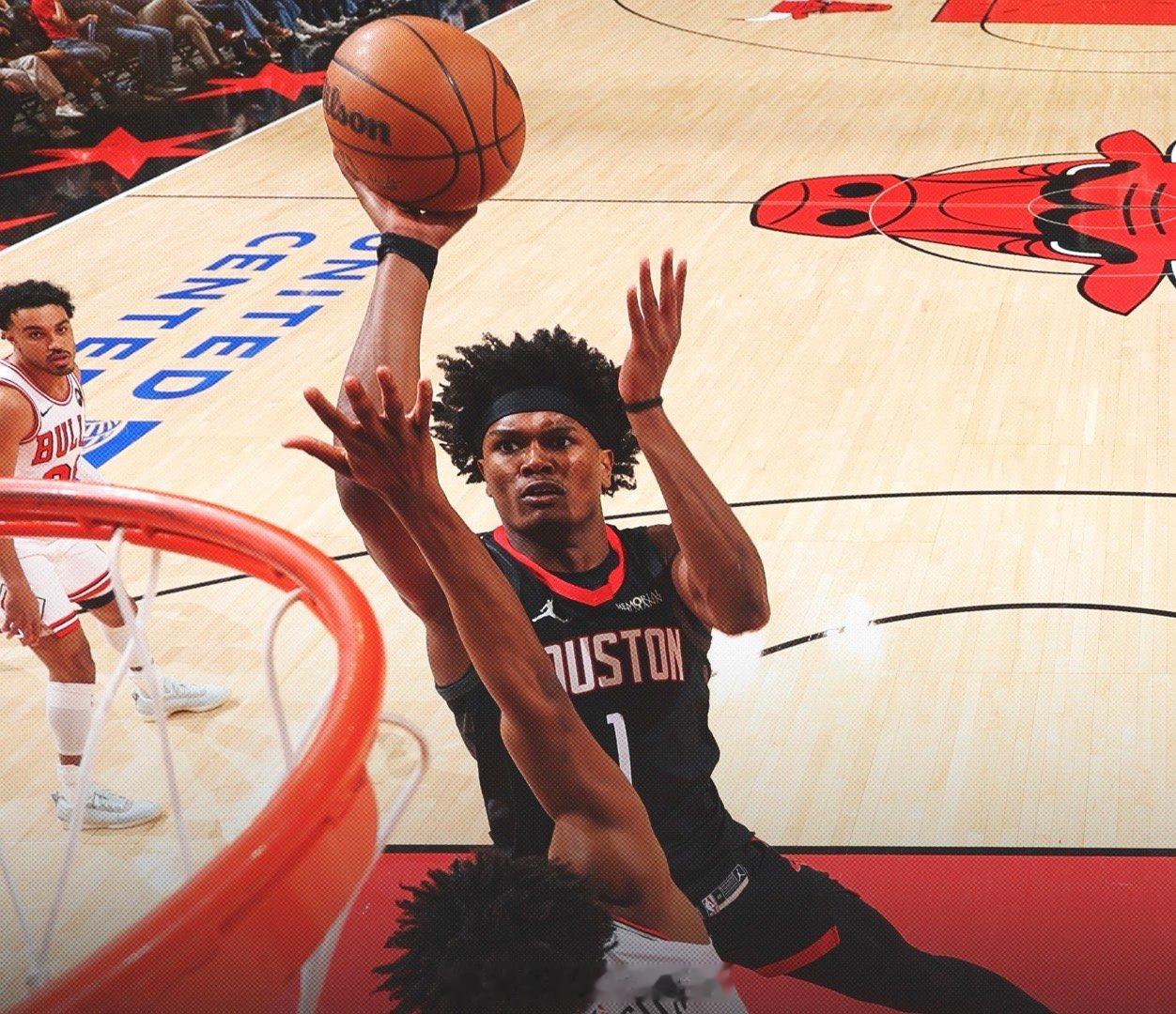 阿门·汤普森本赛季（生涯第三年）18分（生涯最高）7.8个篮板5.3次助攻（生涯