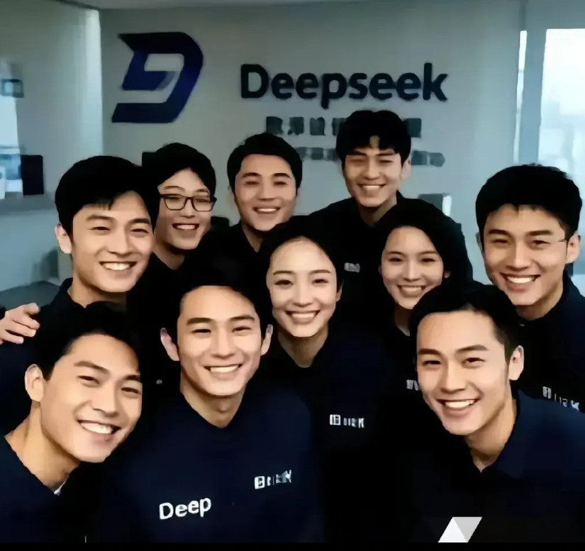 deepSeeK成功的原因，可以从这张图片中看出点什么。首先，团队年轻。朝气蓬