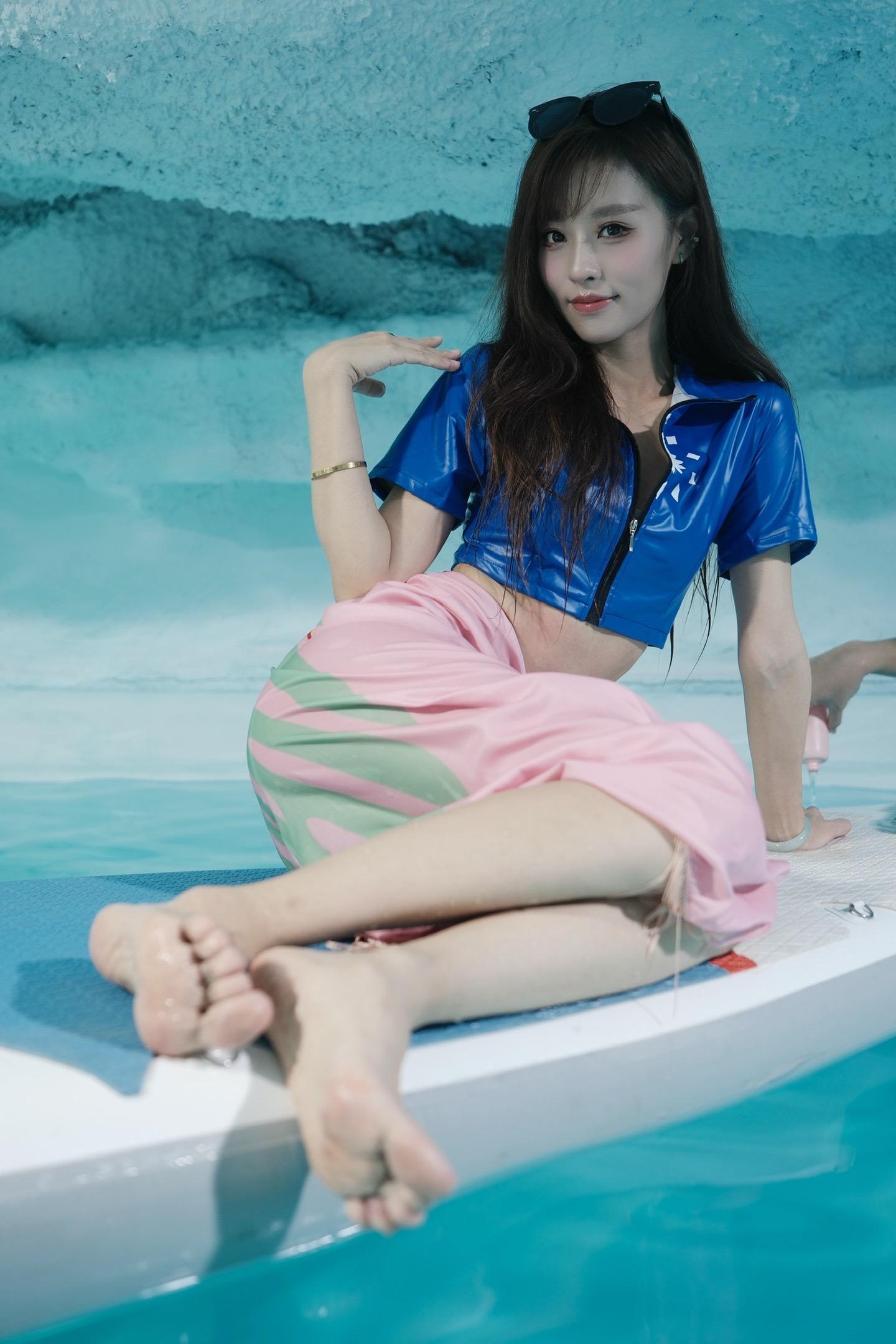 姐姐说蓝色很有韵味