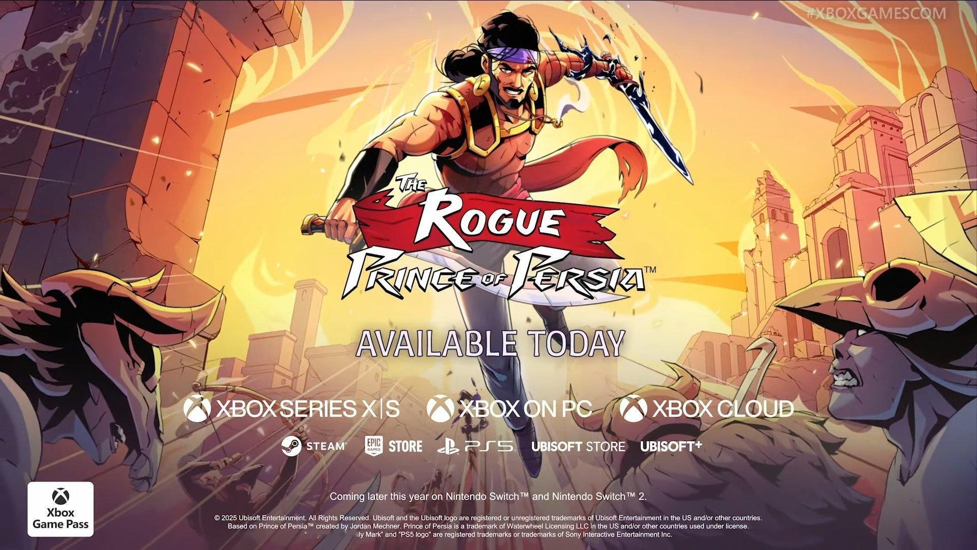 【《波斯王子：Rogue》确认今年年内登陆Switch与Switch2】《波斯