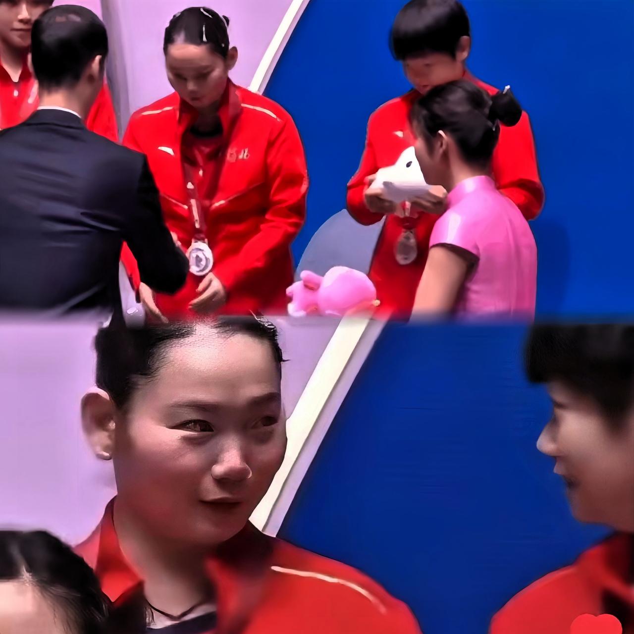 莎莎这人能处！佳佳因为比赛输了正emo呢，她二话不说就凑上去哄，硬是把人