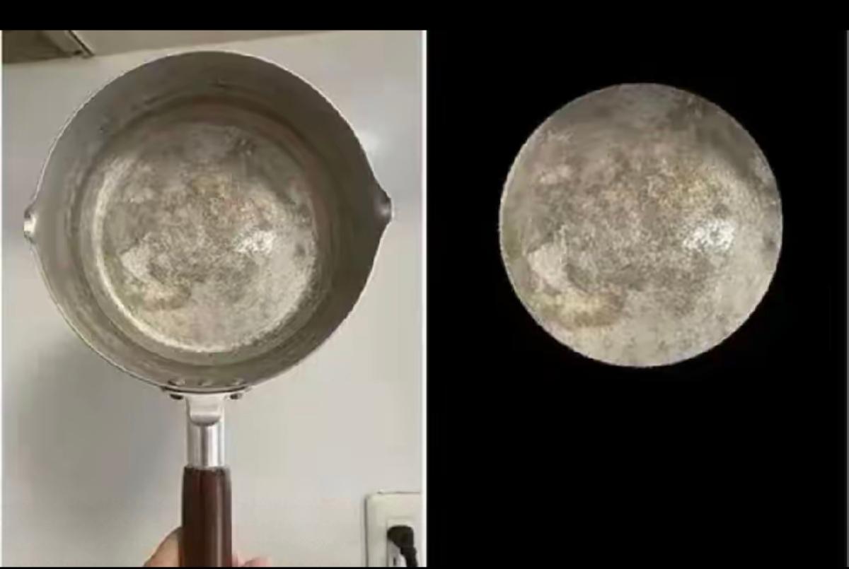 真的是拍照大师，这月亮毫无违和感