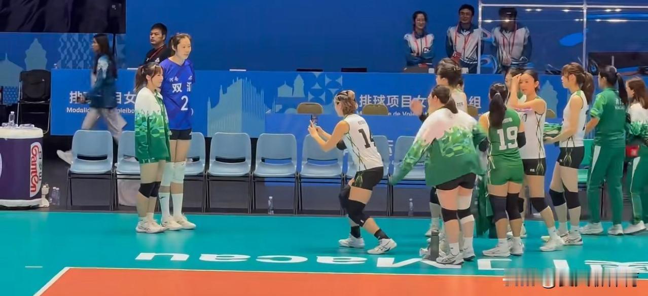 全运会5A活动景点打卡点又来了！感觉澳门女排今天有点无心应战，只想赶紧结束去找朱