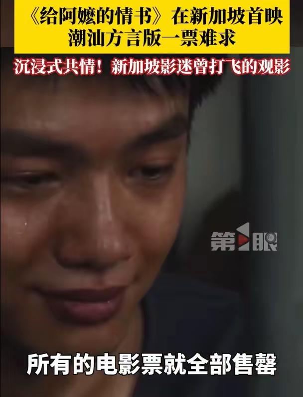 眼泪是不会骗人的！《给阿嬷的情书》在新加坡取得巨大成功。很多人直呼后劲太大，甚至