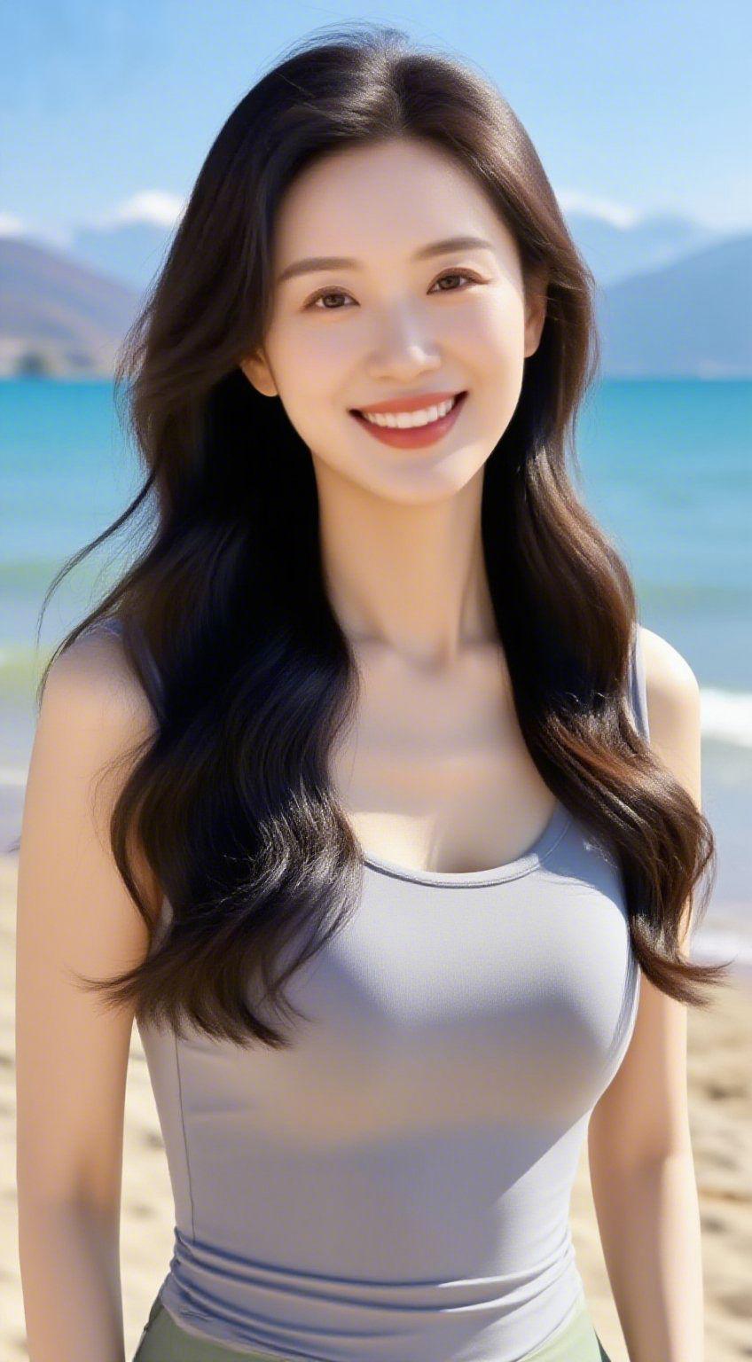 海风遇心安海风漫过沙滩，轻拂发梢，眉眼间的笑意澄澈如蓝海。我们总在日常的奔