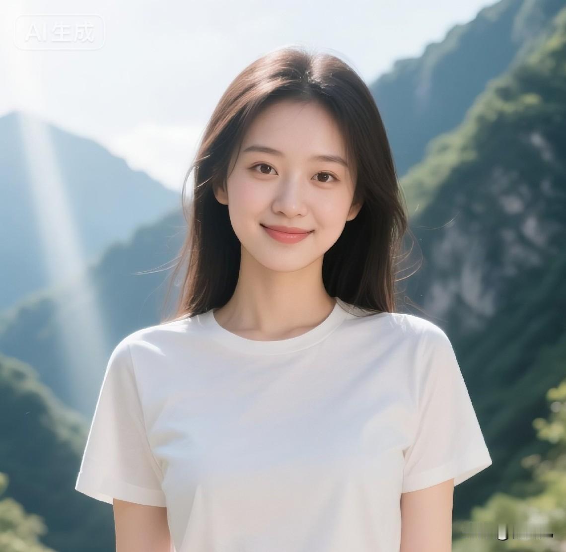 我伫立于山水之间，听清风卸下俗世重担。群峰层峦叠嶂，藏着柔软的答案。无需