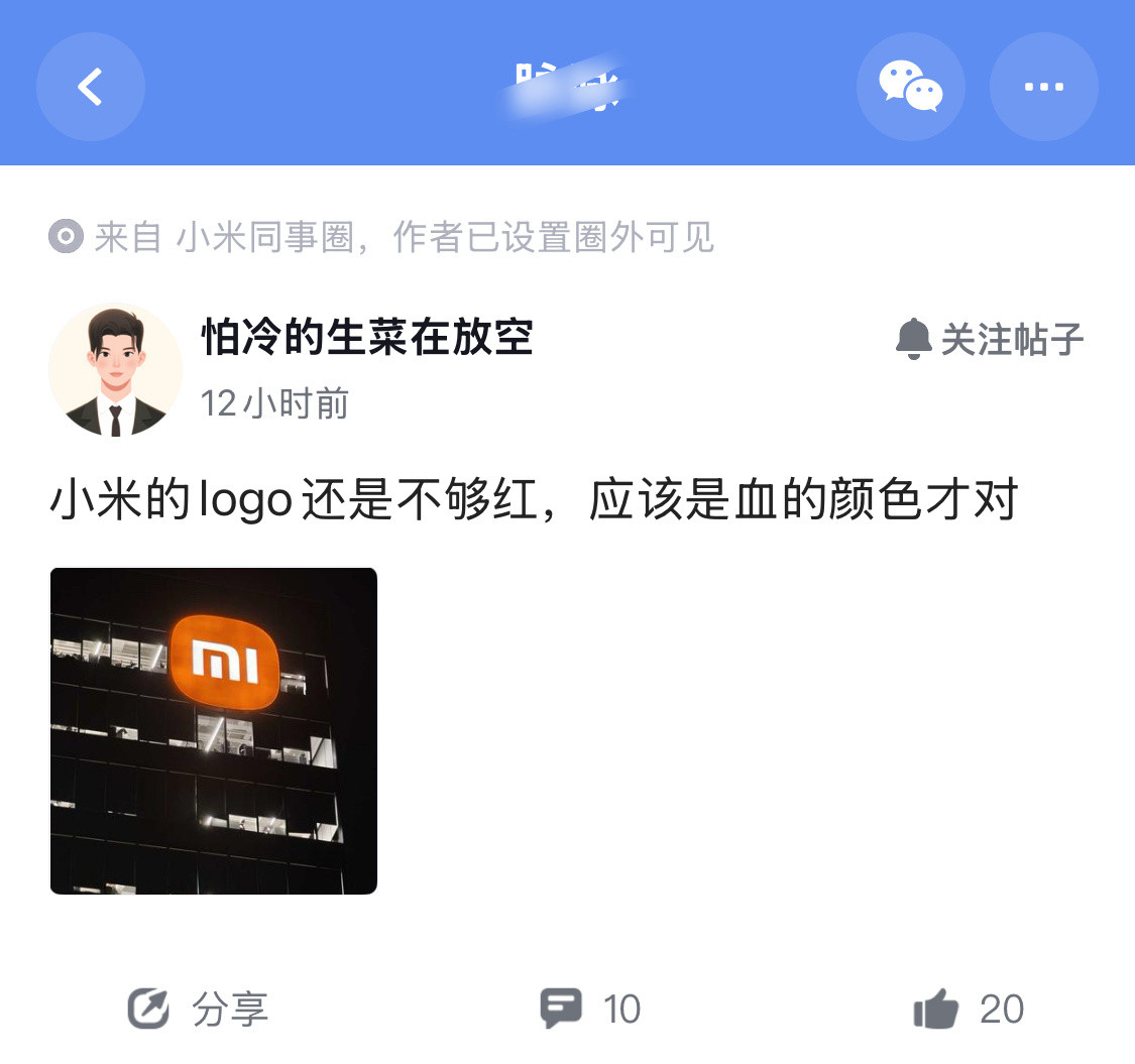 雷总花了几百万设计的logo，也能找出瑕疵[？？？]​​​