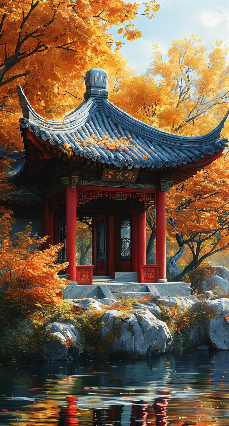 《初冬村野》霜刃剖开冻土纹，寒塘瘦柳减三分麦垛尖尖堆北埂，柴扉半掩待归人枯