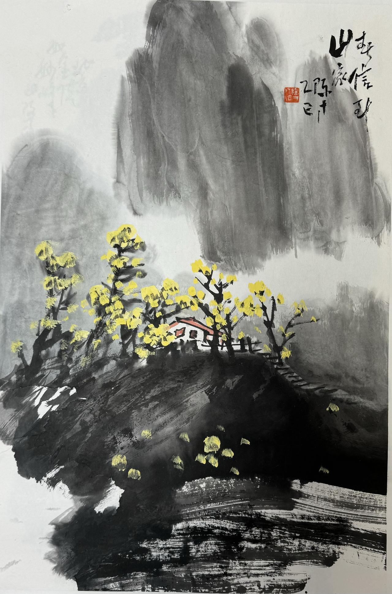 什么是现代写意山水画？简单地说，现代写意山水画就是在古典山水画的基础上，融入