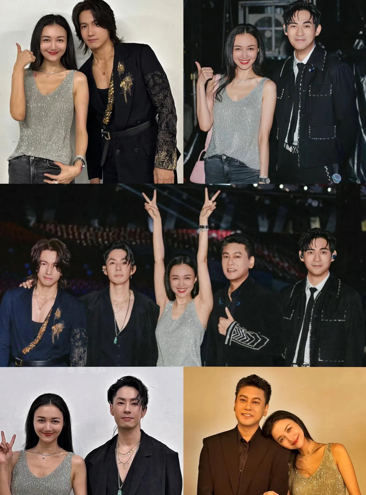 朱孝天的老婆韩雯雯晒她与F4在北京五月天演唱会后的合照，并表示自己的青春圆满啦！