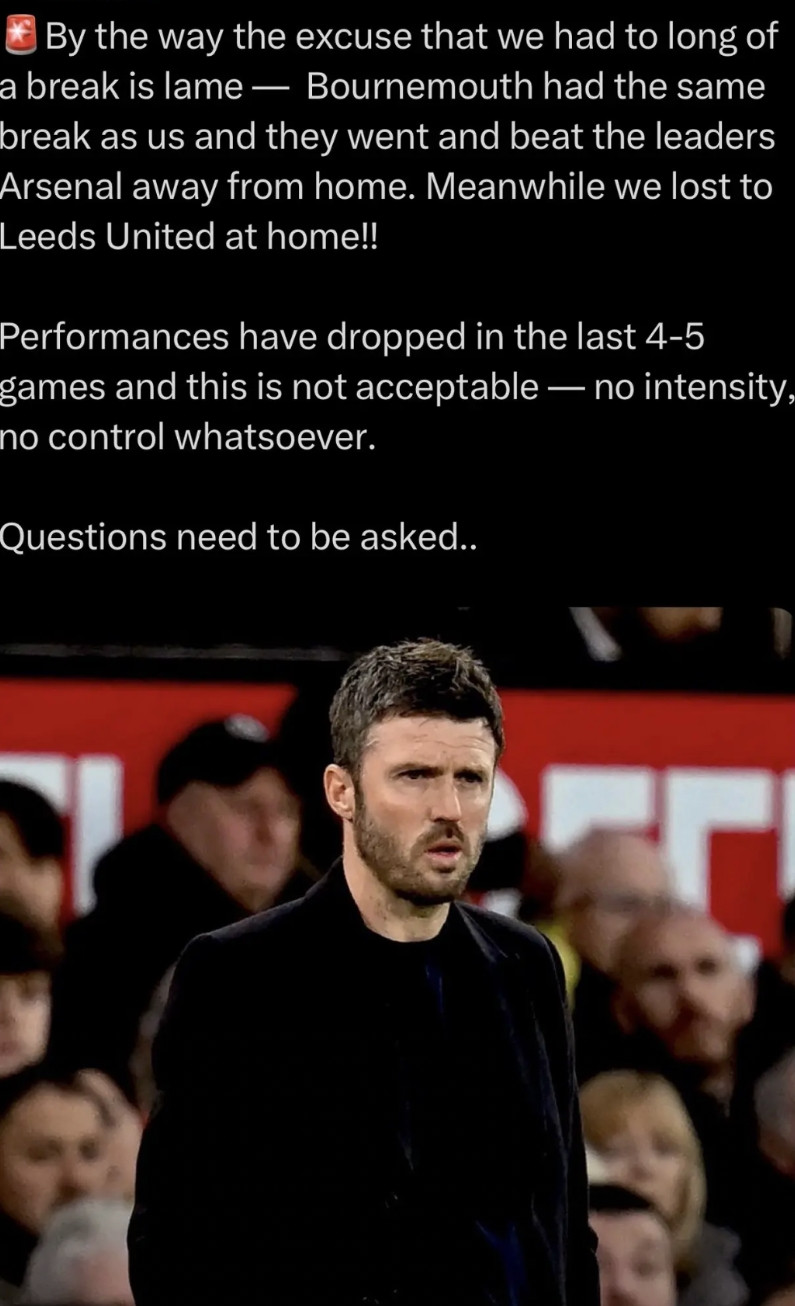 怎么处理，球队持续稳定性。这是卡里克始终不被曼联名宿看好的原因，目前看，确实