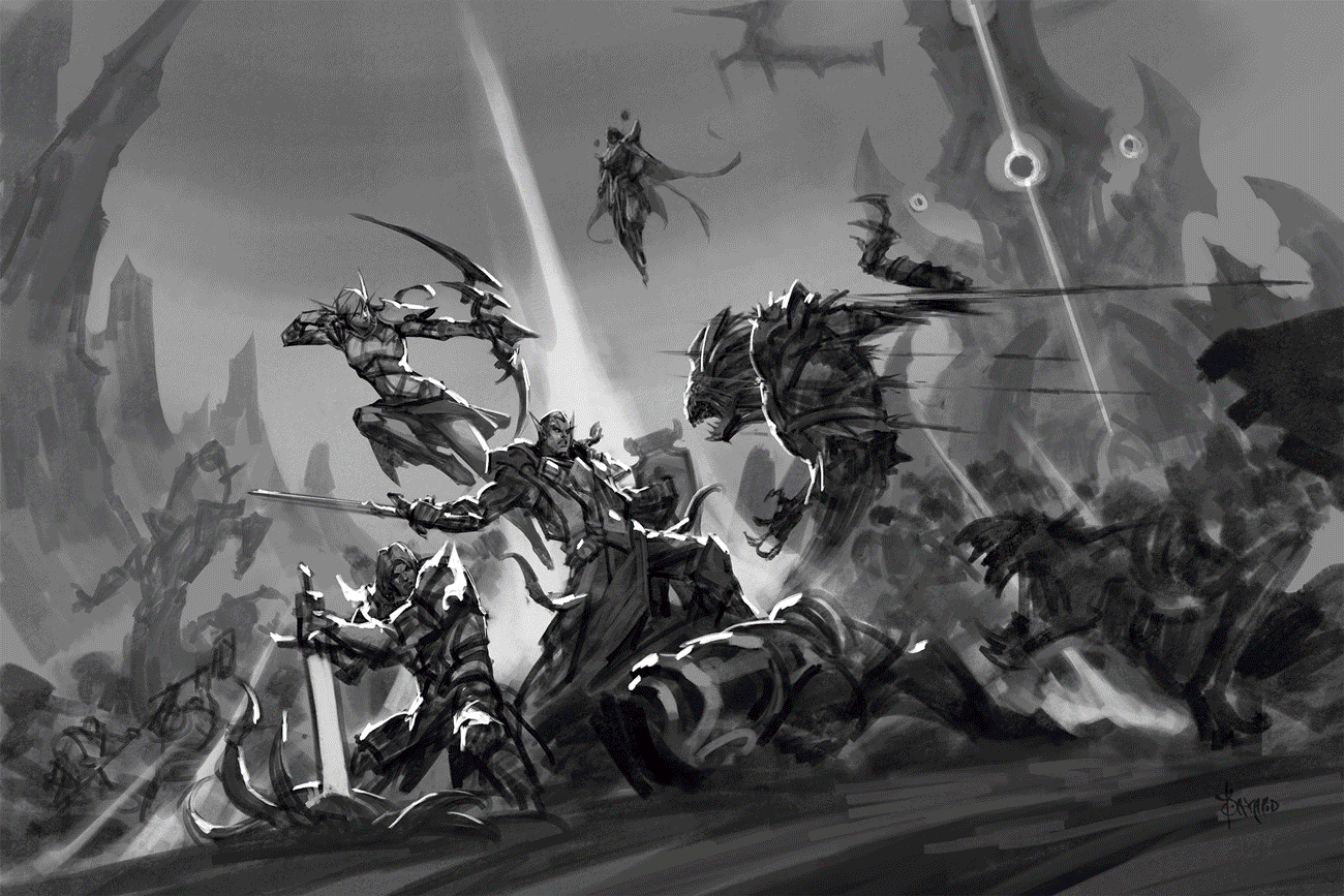 魔兽世界12.0至暗之夜宣传图设计魔兽世界