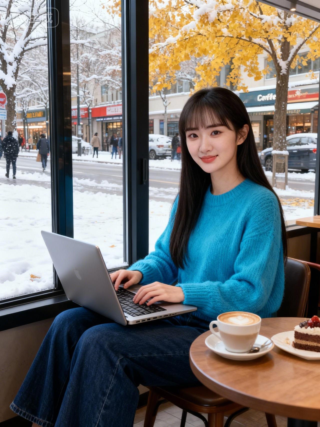 冬日暖阳下，咖啡与蛋糕的甜蜜时光🍰☕️