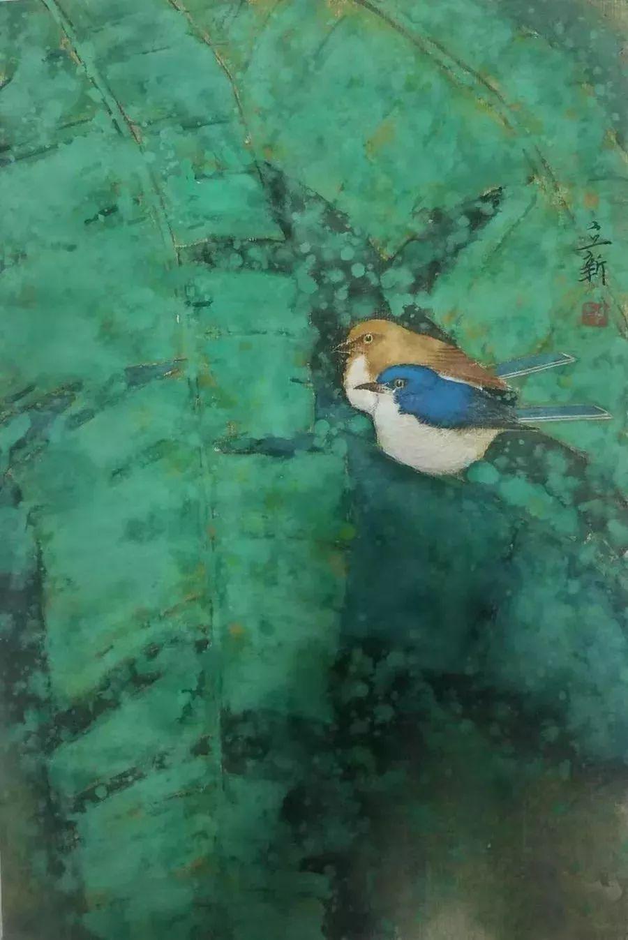 徐立新花鸟画欣赏绘画