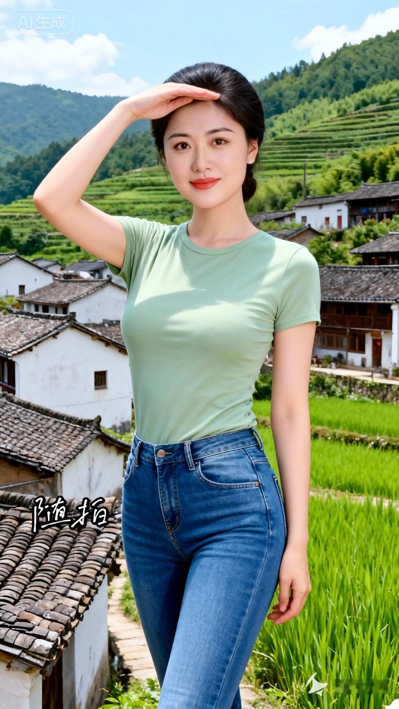 抖音新番计划我的乡村生活山里姑娘清纯女神青春活力