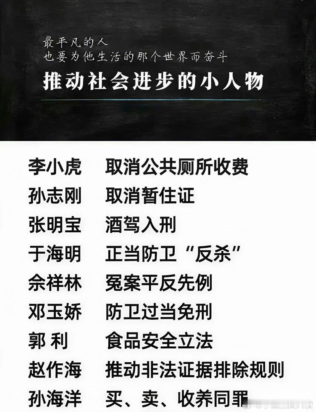 一些推动社会进步的小人物，了解下！