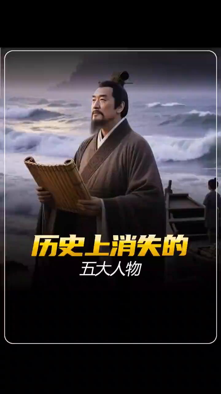 历史上消失的五大人物。古代神秘失踪的人，他们到底是谁？历史上莫名消失的五个人，